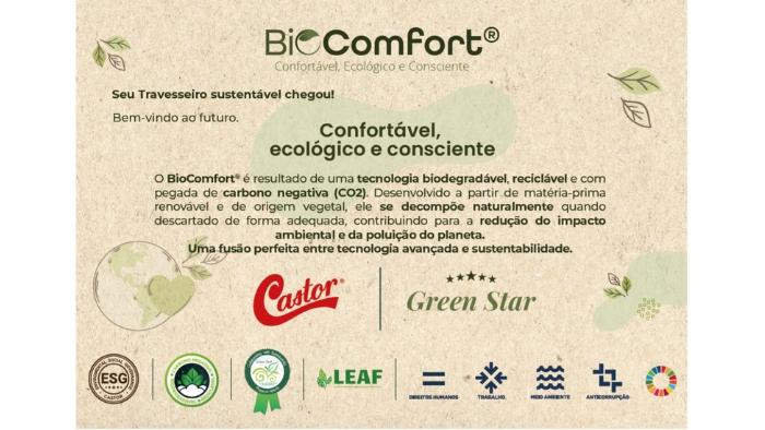 Colchões Castor e LEAF lançam travesseiro com pegada de carbono três vezes menor que os convencionais: conheça os benefícios